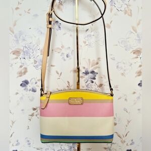 Kate ♠︎ Spade Dune Stripe Millie Grove Street Crossbody